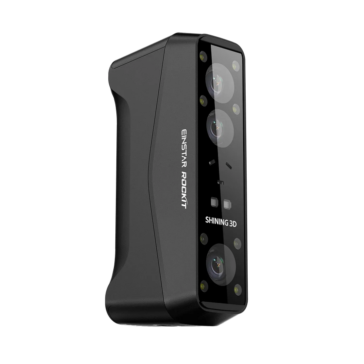 3D скенер Einstar Rockit отпред – професионален преносим скенер от Shining 3D за висока точност и детайлност