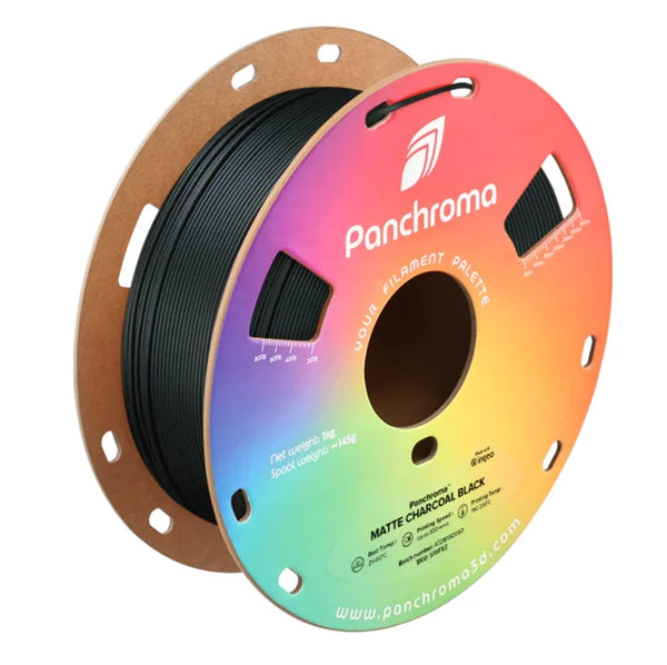 Филамент за 3д принтиране panchroma от polymaker (предишно наименование polyterra), цвят - черен- charcoal black