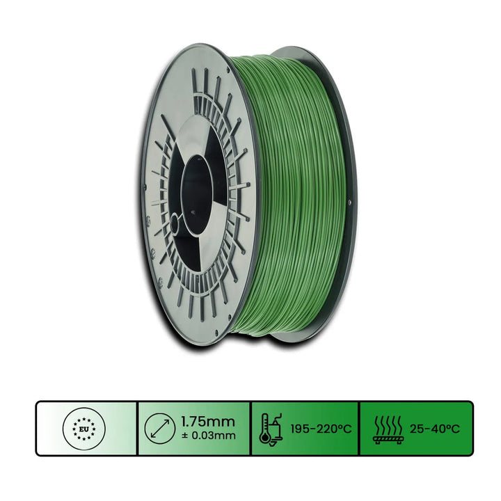 Зелен PLA филамент 3DPower Basic, 1.75 мм, 1 кг за 3D принтер